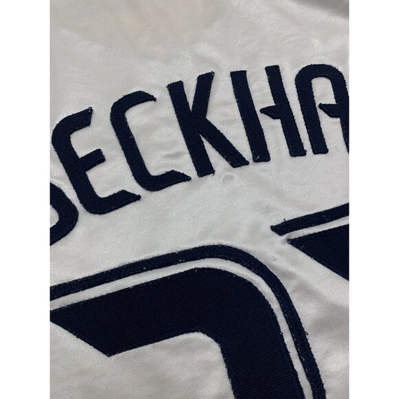 Vintage MLS Los Angeles Galaxy David Beckham Soccer Jersey XL Stitched Herbalife - Picture 8 of 8